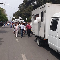 Все филиалы АО "АТЭК" приняли участие в первомайских демонстрациях